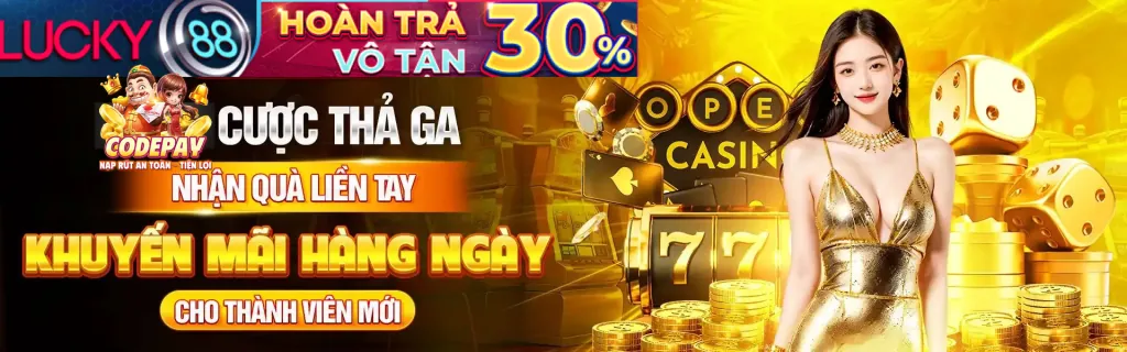 Logo và biểu tượng của lucky88 fun, nhà cái cá cược uy tín tại Việt Nam